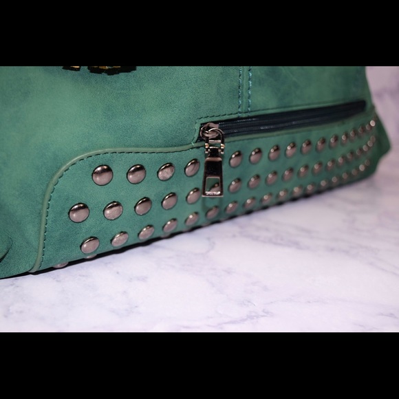 You Know Who I Am Studded Satchel - Picture 5 of 7